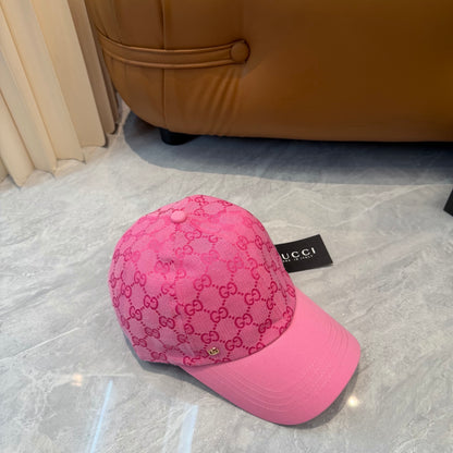 Casquette Gucci GG Canvas Rose
