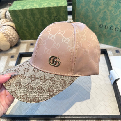Casquette Gucci GG Supreme Rose Beige