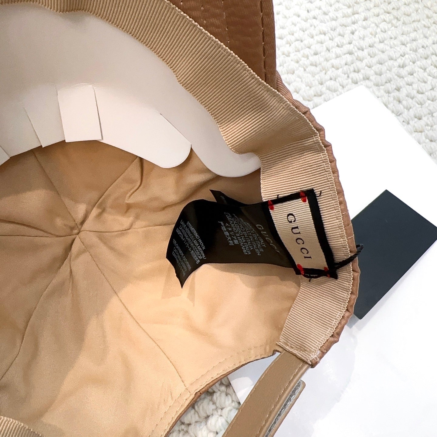 Casquette Gucci GG Canvas Camel