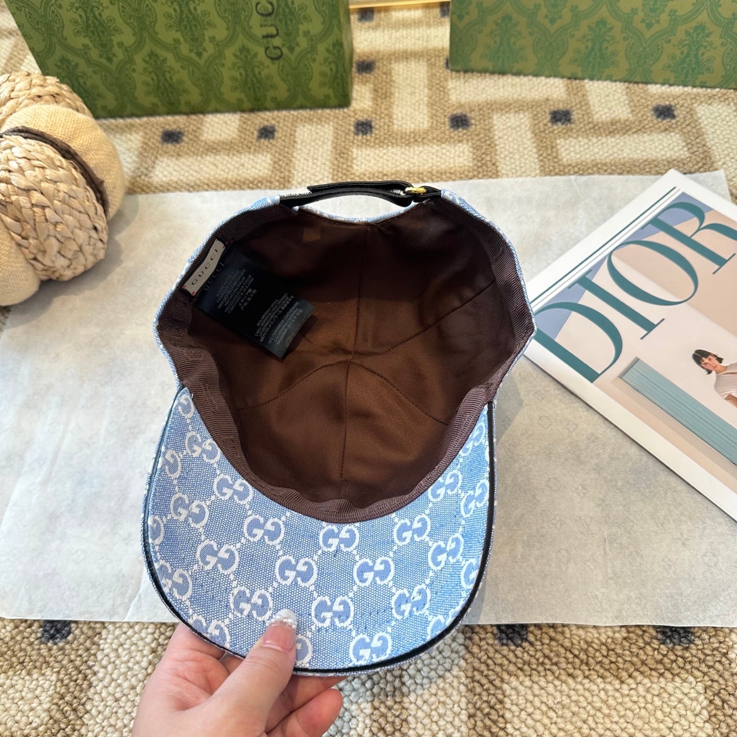 Casquette Gucci Bleu