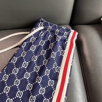 Short Gucci GG Canvas Bleu Marine