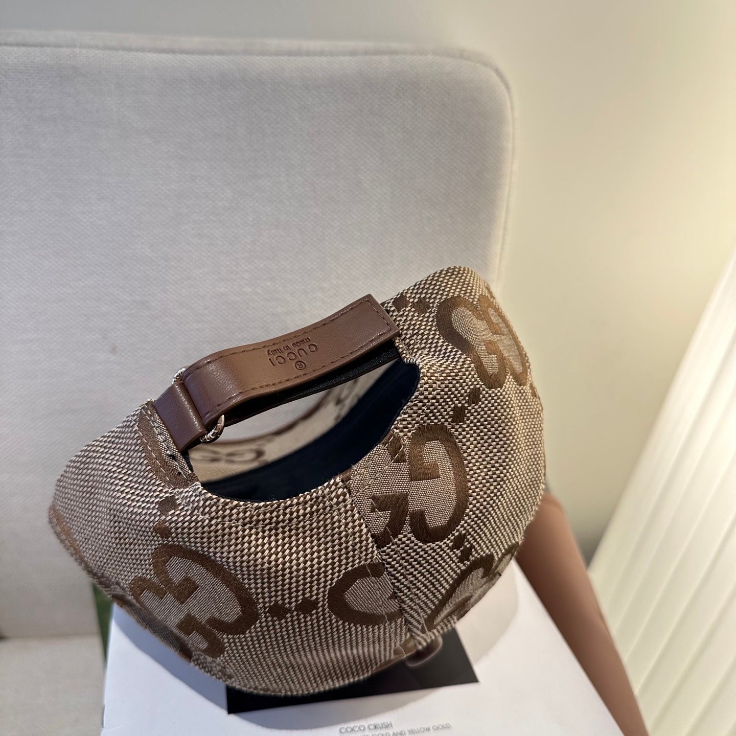 Casquette Gucci Grand Logo Marron