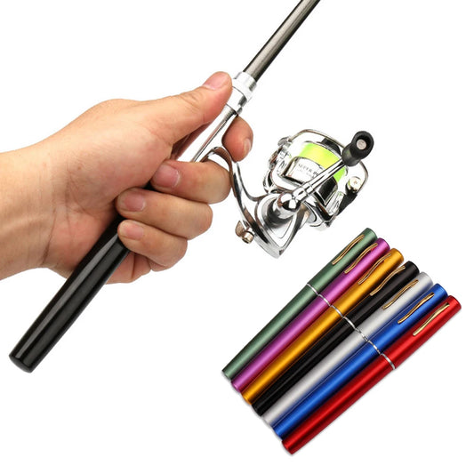 Canne à Pêche Stylo — Combo Télescopique Ultra-Compact