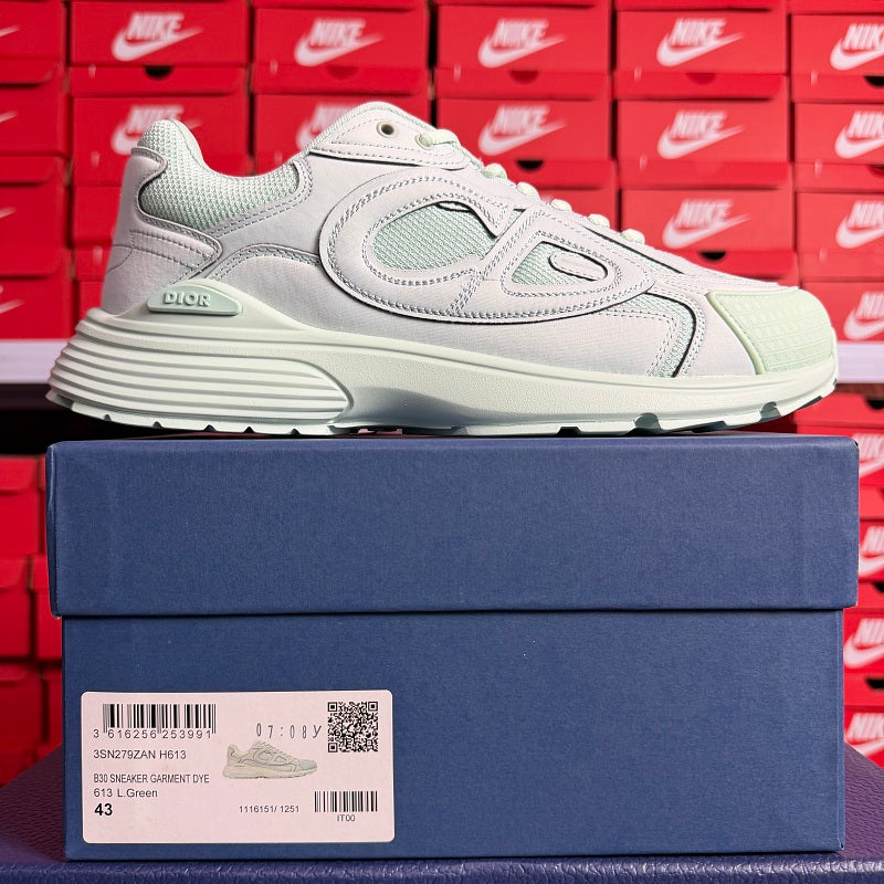 Dior B30 Sneaker Garment Dye – Light Green