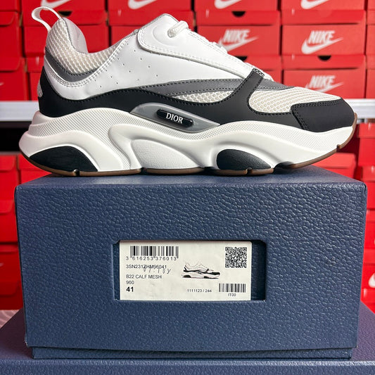 Sneaker Dior B22 Calf Mesh Blanc Noir