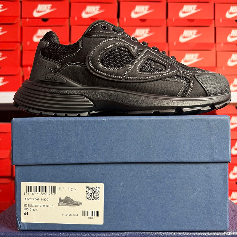 Dior B30 Sneaker Garment Dye – Black