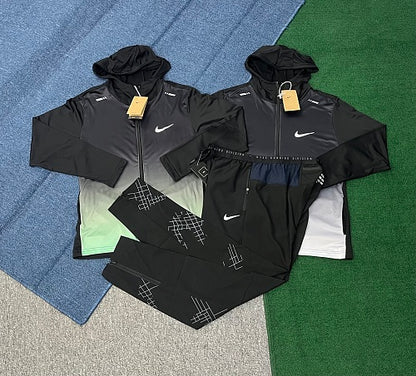 Ensemble Nike Running – Coupe-vent + Jogging Noir Division