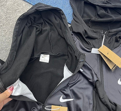 Ensemble Nike Running – Coupe-vent + Jogging Noir Division